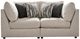 Signature Design by Ashley® Kellway 2-Piece Bisque Small Spaced Sectional-0