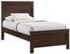 Elements International Sami Espresso Twin Youth Panel Bed-0