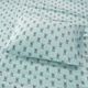 Olliix by True North by Sleep Philosophy Aqua French Bulldog Full Cozy 100% Cotton Flannel Printed Sheet Set-1