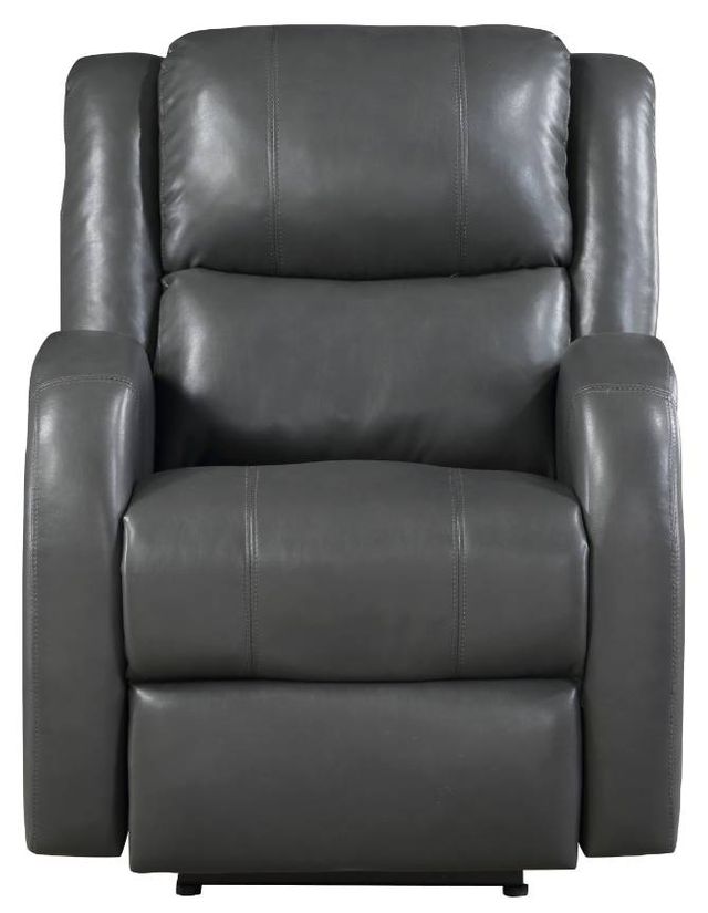 Homelegance® Foxcroft Gray Power Reclining Chair-2