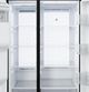 GE® 36" 23.5 Cu. Ft. Fingerprint Resistant Stainless Steel Counter Depth Side-by-Side Refrigerator  with LED Light Walls-4
