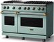 Viking® 5 Series 48" Splash Pro Style Gas (LP) Range with Brushed Brass Trim-2