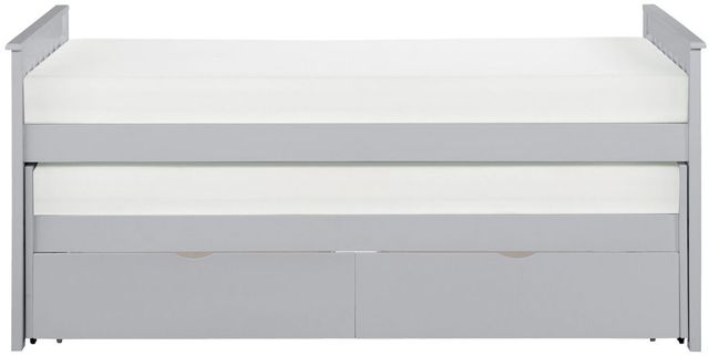 Homelegance® Orion Gray Twin/Twin Youth Panel Storage Bed-2