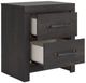 Signature Design by Ashley® Delmorta Dark Gray Nightstand-2
