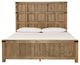 Signature Design by Ashley® Ridgester Light Brown King Panel Bed-2