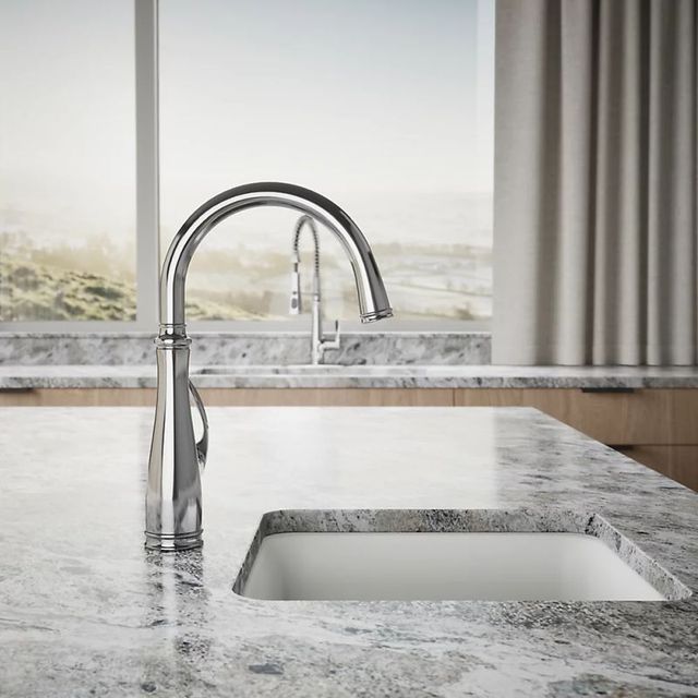 KOHLER® Bellera® Polished Chrome Single-Handle Bar Sink Faucet-4