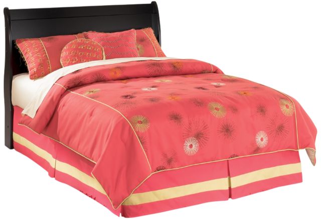 Signature Design by Ashley® Huey Vineyard Black Full Sleigh Headboard-2