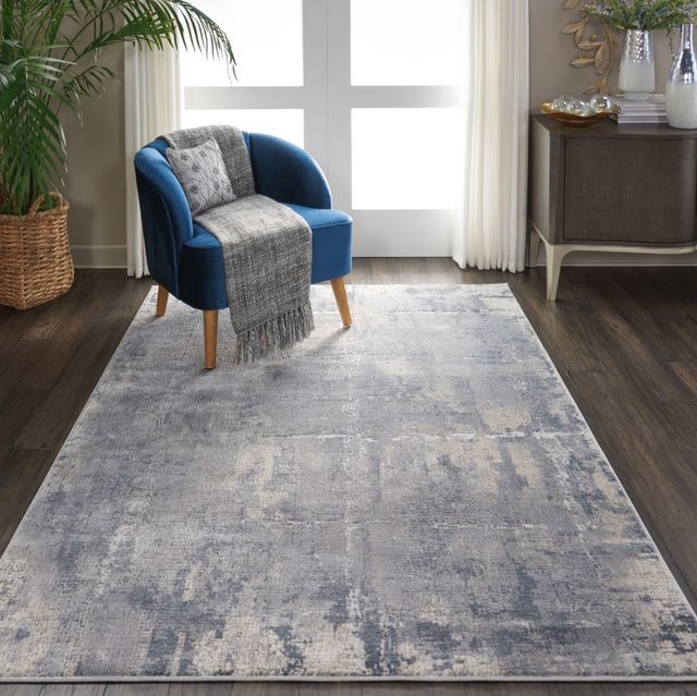 Nourison Home™ Rustic Textures Gray 5'x7' Style 6 Area Rug-1