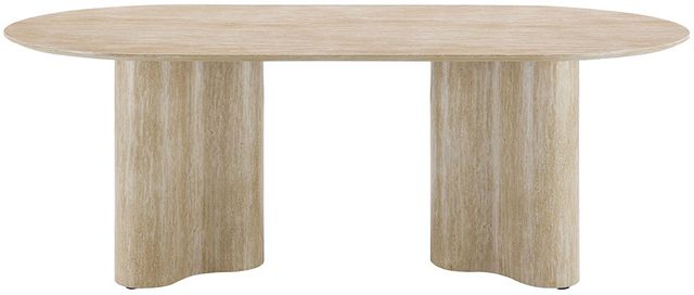 ACME Furniture Jirina Travertine Pattern Dining Table-2