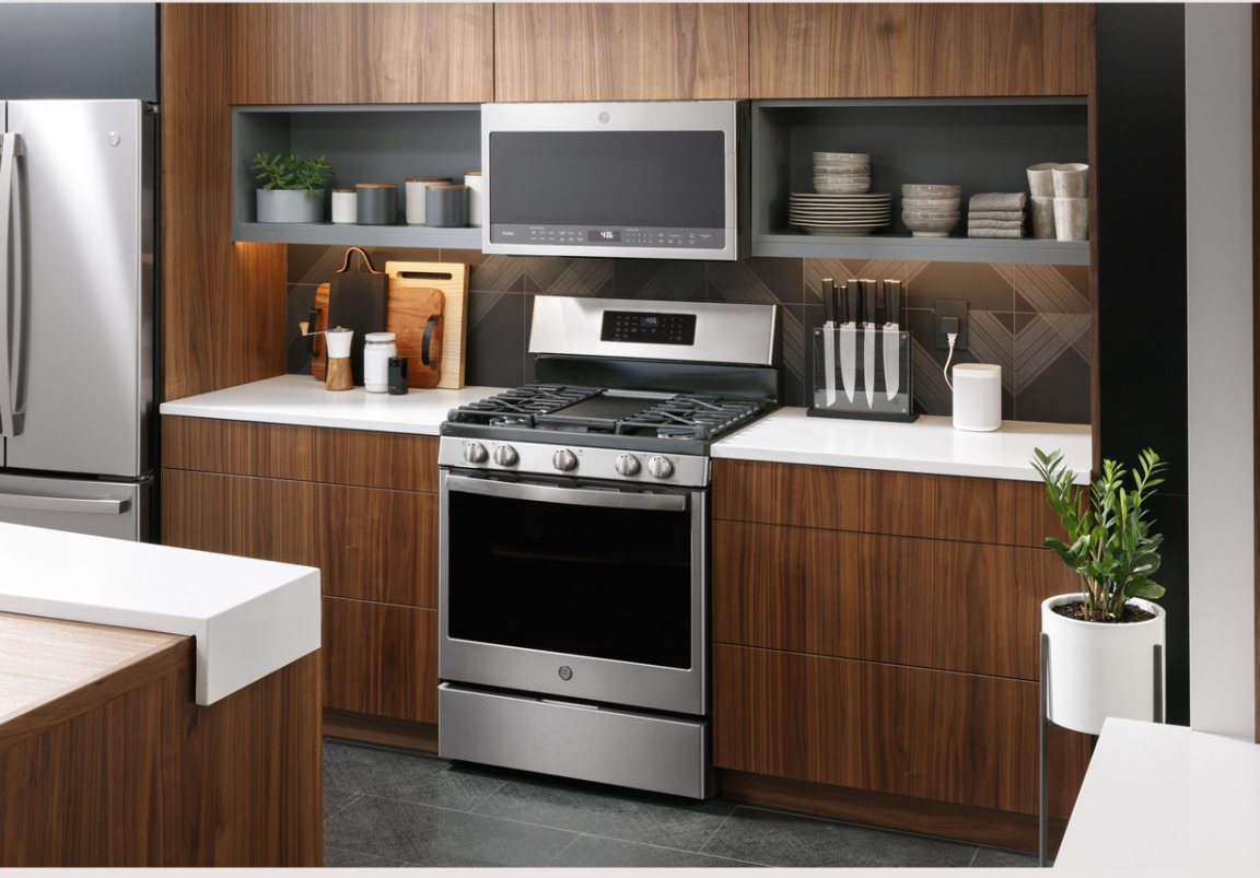 GE Profile Smart Slide-In Front-Control Gas Range - Thumbnail 2