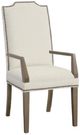 Fairfield® Customizable Dining Entree Empire Tall Back Arm Chair-0