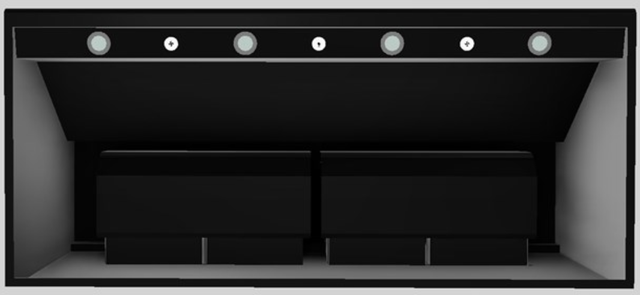 Vent-A-Hood® 54" Black Wall Mounted Range Hood-2