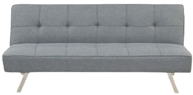Milton Greens Stars Gray Tufted Futon Bed with Metal Leg-1