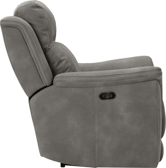 Signature Design by Ashley® Next-Gen DuraPella Slate Power Recliner with Adjustable Headrest-3