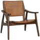Dovetail Furniture Dania Antique Light Brown/Medium Brown Occasional Chair-0