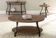 Steve Silver Co. Denise Oak End Table With Black Frame-1