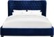 TOV Furniture Finley Blue King Velvet Bed-1