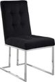 Meridian Furniture Alexis Black Velvet Dining Chair-0