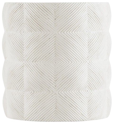 Bernhardt Ballantyne Bernhardt Exteriors Natural Stonecast Outdoor Side Table-1