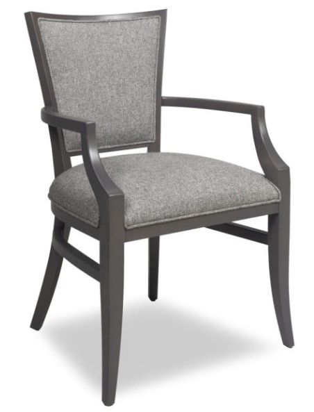 Parker Southern Isaac Graphite/Rebel Ash Dining Arm Chair-0