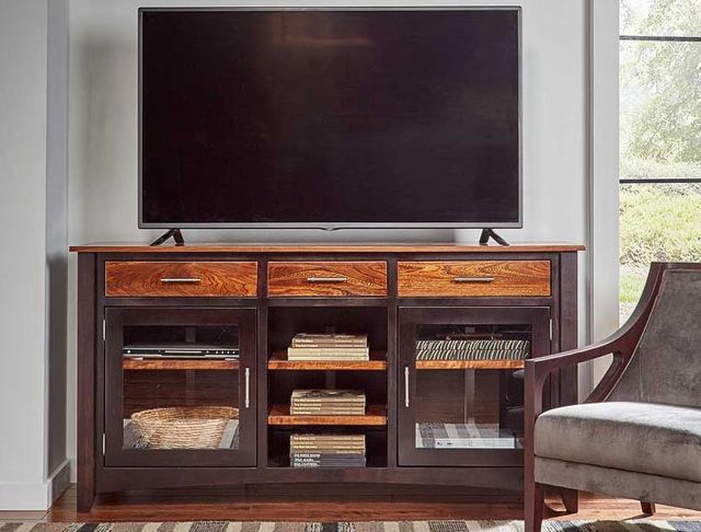 Urban Collections by Yutzy Woodworking Grampian Dark Onyx/Elm Entertainment Console-1