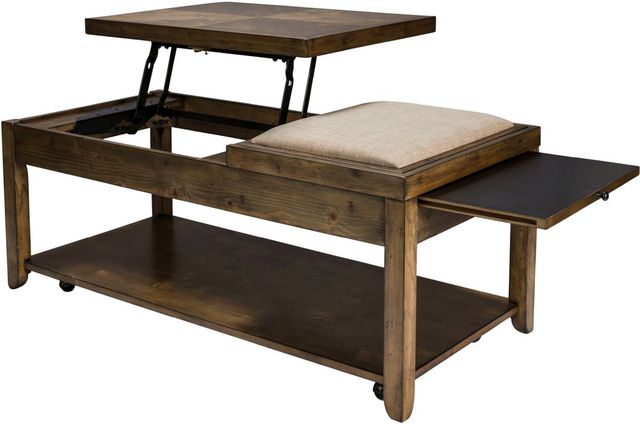 Liberty Furniture Mitchell 3-Piece Nutmeg Table Set-3