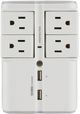 Sanus® White On-Wall Surge Protector-0