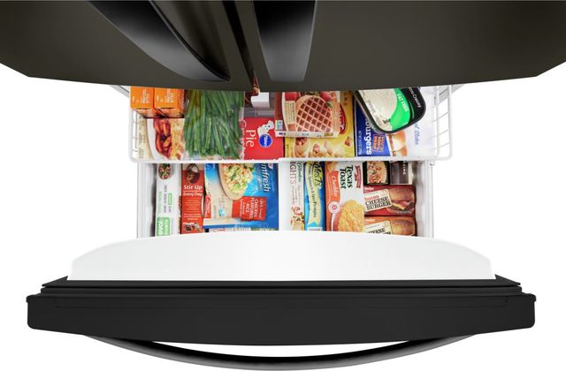 Whirlpool® 22.1 Cu. Ft. Fingerprint Resistant Black Stainless French Door Refrigerator-3