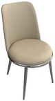 Furniture of America® Norelli 2-Piece Silver/Taupe Side Chair Set-0