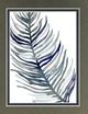 Classy Living Emma Scarvey Blue Feathered Palm I Wall Art-1