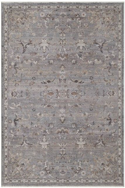 KAS Rugs Adele Grey Daphne 5'x8' Area Rug-0