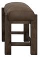 International Furniture Direct Black Balam Oil Black Accent Stool-1