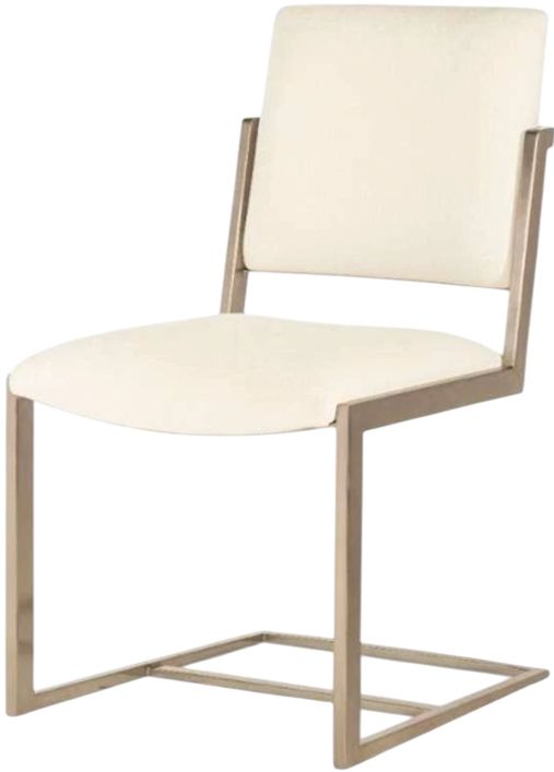 Hooker® Furniture Westwood Plated Radiance/Trendy Snow Dining Side Chair-4