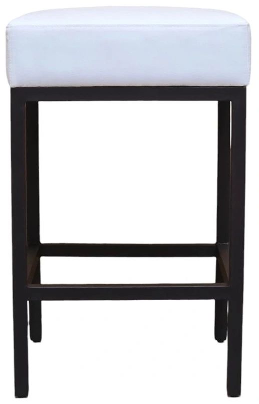 Nest Home Collections Flynn Barbury Pearl/Black Counter Stool-1
