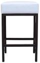 Nest Home Collections Flynn Barbury Pearl/Black Counter Stool-1