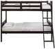 Elements International Sami Espresso Twin/Twin Youth Bunk Bed-1