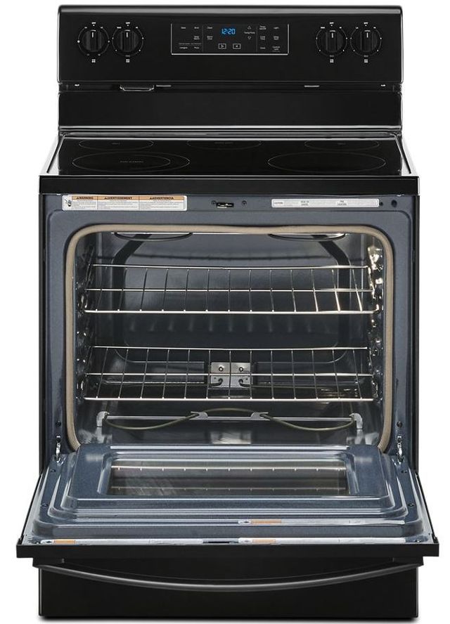 Whirlpool® 30" Black Freestanding Electric Range-1