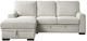 Homelegance® Morelia 2-Piece Beige Left-Arm Facing Pull-out Sleeper Sectional and Chaise-2