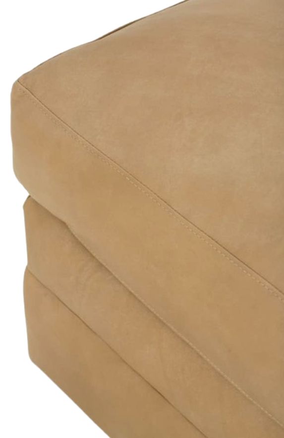 Rowe® Customizable Madeline Leather Ottoman-4