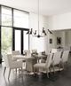 Bernhardt Linea Cerused Greige/Gray Dining Arm Chair-2