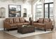 Homelegance® Mallory Brown Loveseat-4