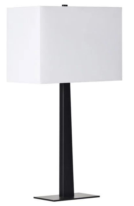 Renwil® Candace 2-Piece Matte Black Table Lamp Sets-2