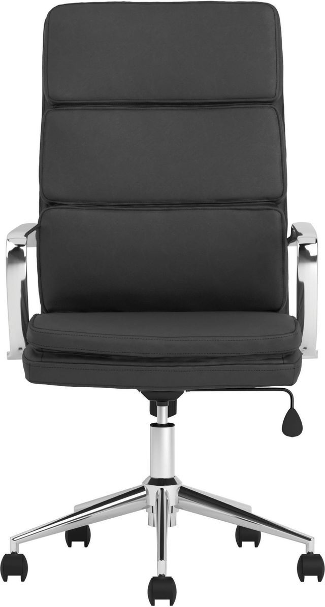 Coaster® White High Back Upholstered Office Chair-0