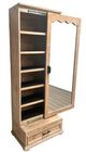 Million Dollar Rustic Grand Light Mirror with Sliding Door -0