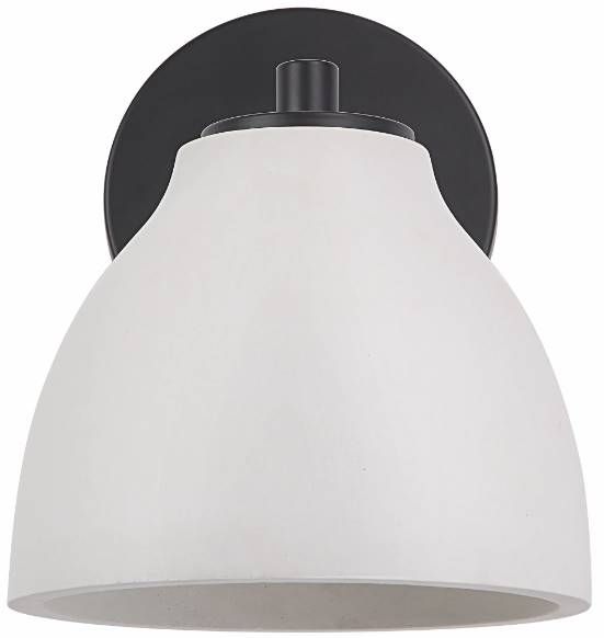 Renwil® Lena Powder Coated Matte Black Wall Scone-1