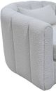 International Furniture Direct Veira Light Cream Swivel Arm Chair-1