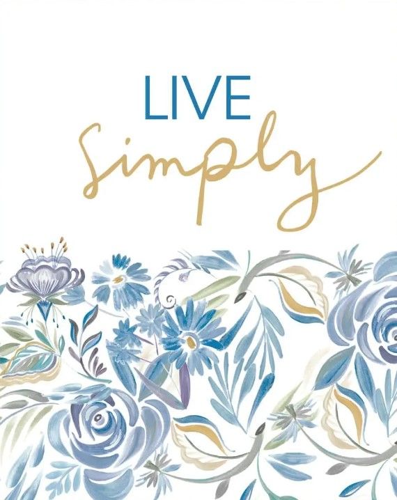 Classy Art Live Simply Floral by AniDel Sol Wall Art-2