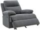 Signature Design by Ashley® Side-Swipe Charcoal Manual Rocker Recliner -1