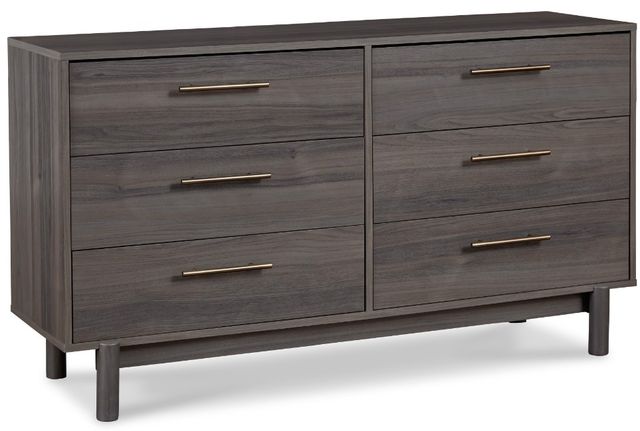 Signature Design by Ashley® Brymont 5-Piece Dark Gray Queen Platform Bed Set-2