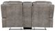 Homelegance® Oberon Grayish Brown Double Manual Reclining Loveseat with Center Console-3